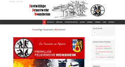 Desktop Screenshot of feuerwehr-wonsheim.de